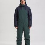 Комбинезон Gsou Snow Зелено-Фиолетовый
