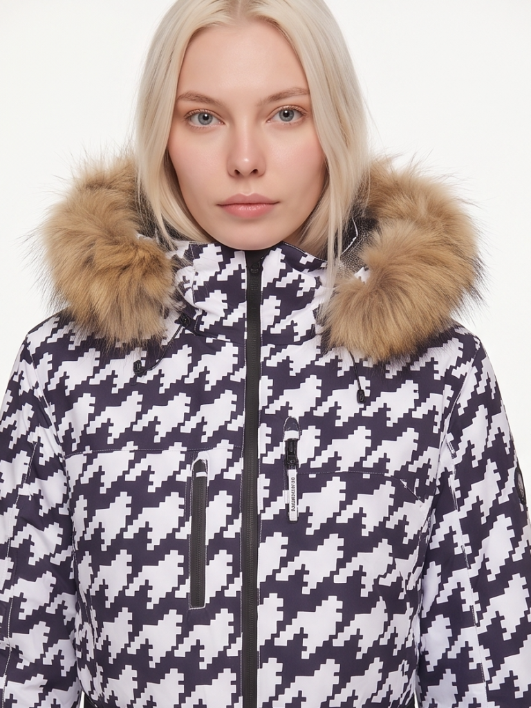 Комбинезон Arctic Queen Черно-Белый